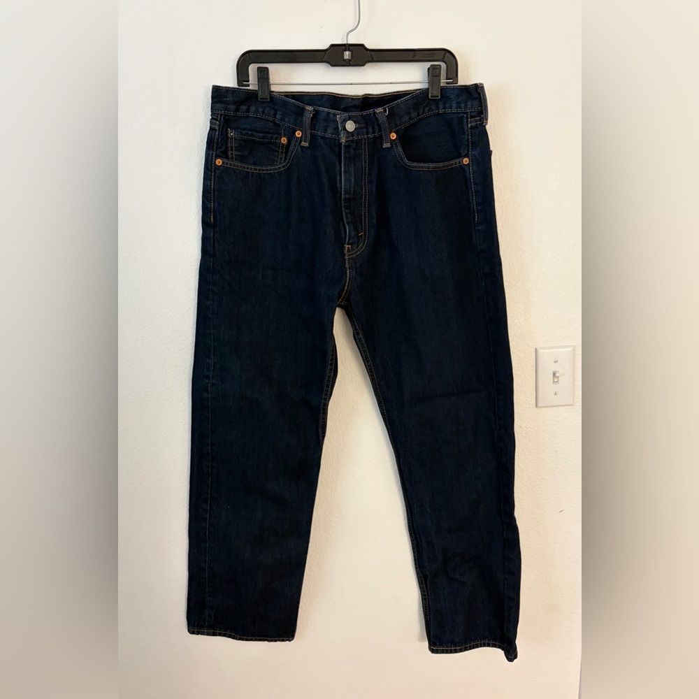 Levi's 505 SZ 36X30 Dark Blue Men's Jeans